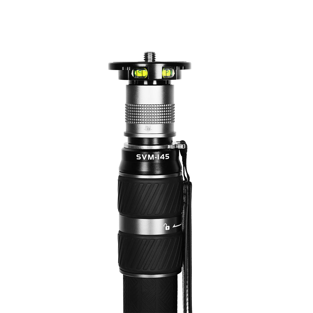 SVM-145:SIRUI¡¯s patent-Rapid System-just rotate the twist lock to fast extend or retract this monopod