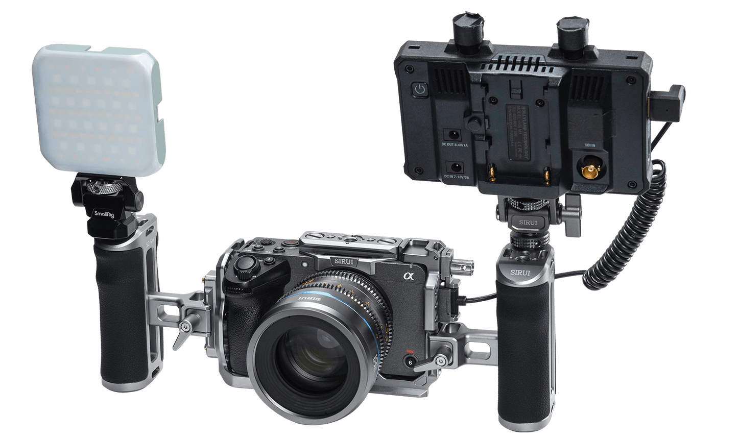 SIRUI Camera Cage Side Handle SC-SH with NATO and ARRI Installation Options