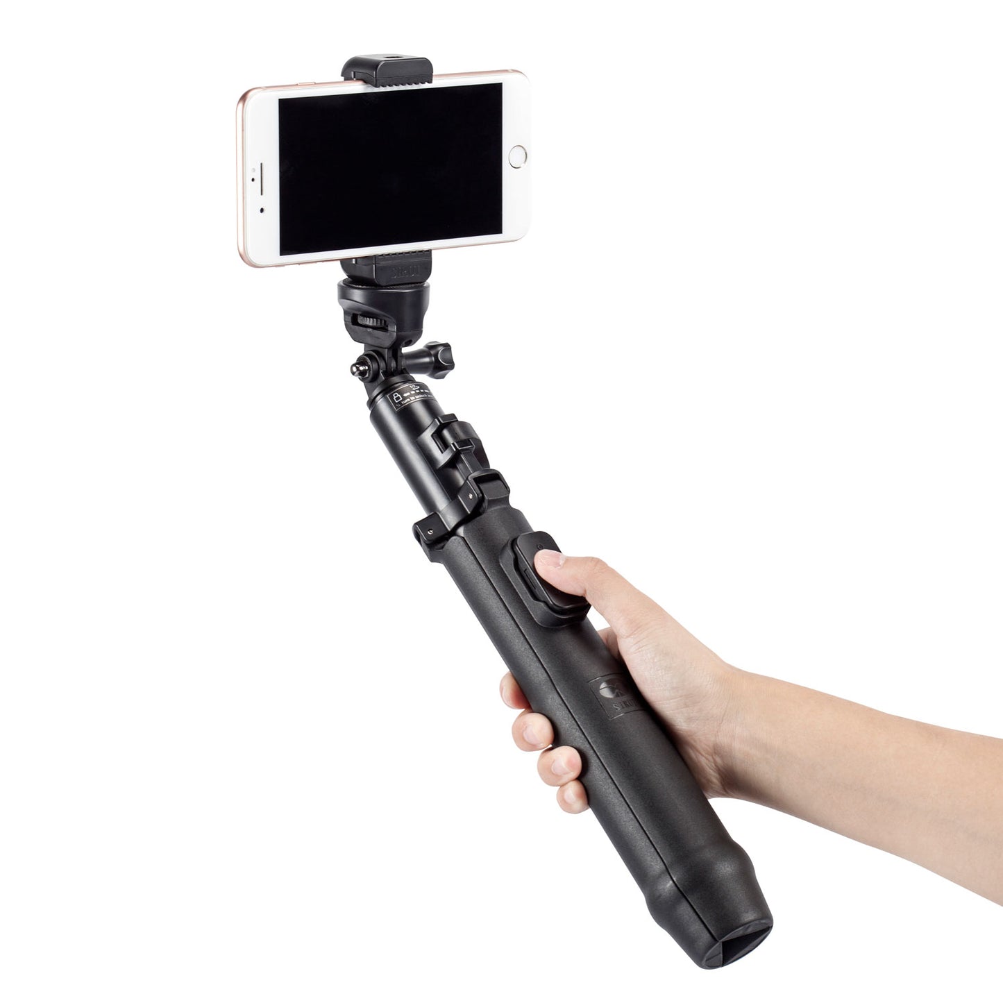 SIRUI MS-01K Stativ 138cm & Selfiestick f¨¹r Smartphones und Action-Cams