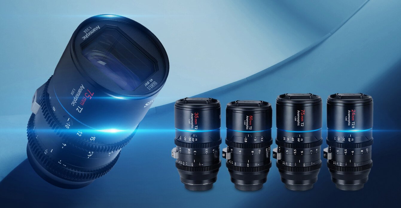 SIRUI Mars set of 4 anamorphic lenses MFT - 24mm/35mm/50mm/75mm